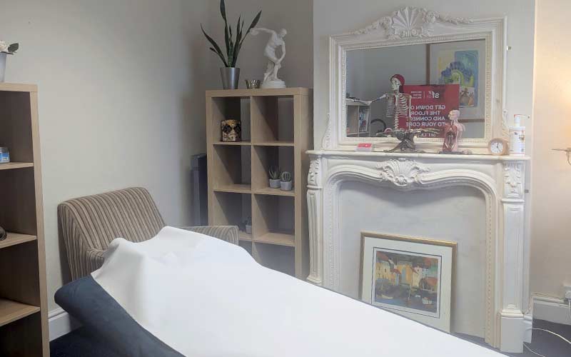 View of the treatment room